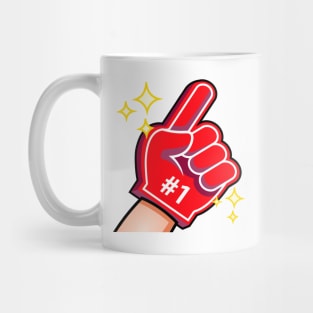 Foam finger | GG | number one | Big hand | Foam Finger #1 Mug